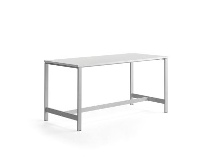 VARIOUS table, 1800x800x900 mm, silver, white