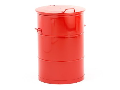 Metal container for combustible waste LISTON, 160 L, red