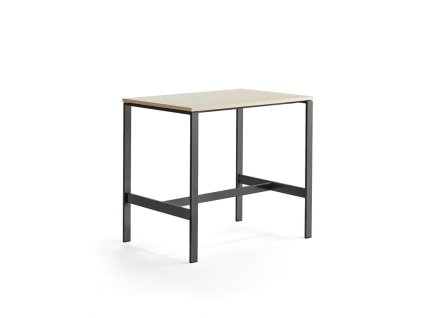 VARIOUS table, 1200x800x1050 mm, black, birch