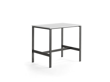 VARIOUS table, 1200x800x1050 mm, black, white