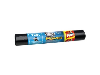 Binding bags FINO Power 120 ℓ, 40 mic., 70 x 110 cm, black (10 pcs.)