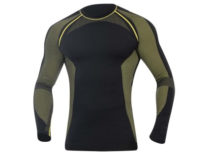 Funkčné tričko ARDON® AKREC dl.rukáv čierno-žltá S (Size S)