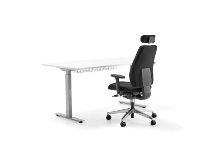 FLEXUS + WATFORD furniture set, 1 adjustable table, 1 office chair