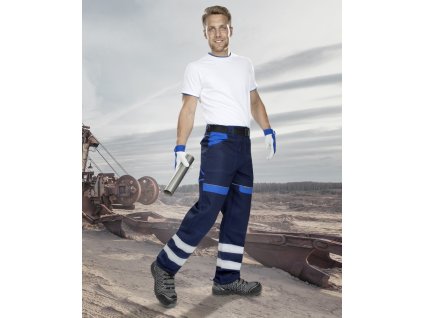 Reflexné nohavice do pása ARDON®COOL TREND tm.modré-sv.modré 46 (Size 46)