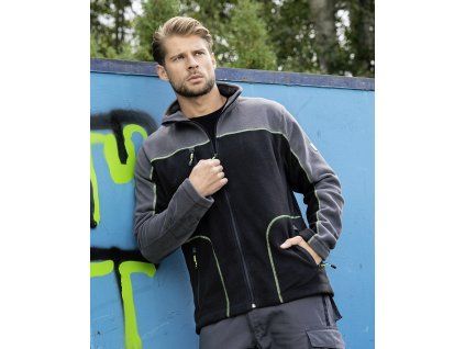 Flísová mikina ARDON®MICHAEL pánska, čierna 4XL (Size 4XL)