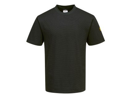 Anti-Static ESD T-Shirt S/S (Color Black, Size M)