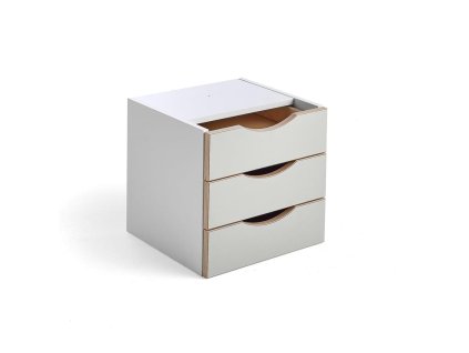 RICO Schubladenelement, 3 Schubladen, grau