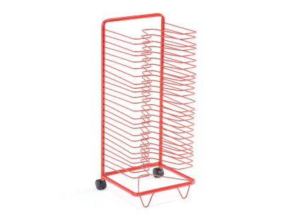 Drying rack for drawings, 26 shelves, 900x300x400 mm