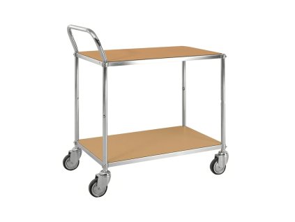 ESD shelf cart, 2 shelves, 850x435x950 mm