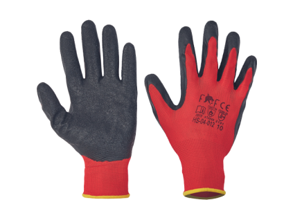 FF HORNBILL gloves červ/black (Size 9)