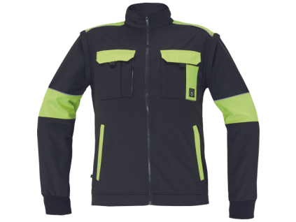 MAX VIVO jacket black/ (Barva yellow, Size 68)