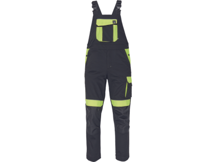 MAX VIVO bibtrousers black/ (Barva yellow, Size 68)