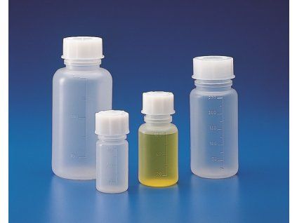 Bottle, round, wide neck, PE, screw cap, 100 ml, GL 32 (Size 100 ml)