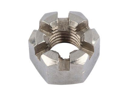 DIN 935 bare stainless steel A4  M8