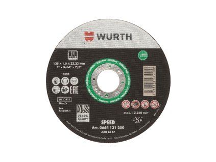Rezný kotúč Speed na nehrdzavejúcu oceľ  125 x 1.0mm