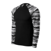 Camouflage LS T-shirt unisex camouflage (Color gray, Size S)