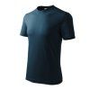 Base T-shirt unisex (Color navy blue, Size XL)