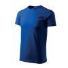 Basic T-shirt men’s (Color royal blue, Size 5XL)