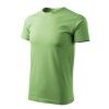Basic T-shirt men’s B (Color grass green, Size 4XL)