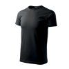 Basic T-shirt men’s - Neutral & Classic (Color black, Size 5XL)