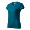 Basic T-shirt women’s (Color petrol blue, Size 2XL)