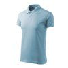 Single J. Polo Shirt men’s (Color sky blue, Size 2XL)