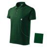 Cotton Polo Shirt men’s (Color dark green, Size 3XL)