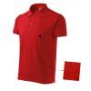 Cotton Polo Shirt men’s (Color red, Size 3XL)