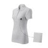 Cotton Polo Shirt women’s (Color ash melange, Size 2XL)