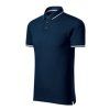 Perfection plain Polo Shirt men’s (Color navy blue, Size 3XL)