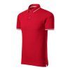 Perfection plain Polo Shirt men’s (Color formula red, Size 3XL)