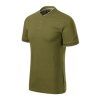 Diamond Polo Shirt men’s (Color avocado green, Size 3XL)