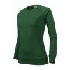 Merger Sweatshirt women’s (Color bottle green melange, Size 2XL)