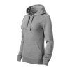 Break Sweatshirt women’s (Color dark gray melange, Size 2XL)