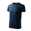 Basic Free T-shirt men’s - Neutral & Classic (Color navy blue, Size 3XL)