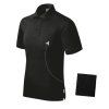 Resist Heavy Polo Polo Shirt men’s (Color black, Size 3XL)