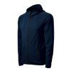 Direct stretch fleece men’s (Color navy blue, Size 3XL)