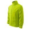 Jacket Fleece men’s (Color lime punch, Size 3XL)