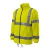 HV Fleece Jacket Fleece unisex fluorescent (Color yellow, Size 3XL)