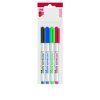 ICO Whiteboard Marker M Slim – 4-colour Set