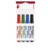 ICO Whiteboard Marker 12 XXL Chisel – 4-colour Set