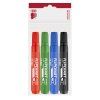 ICO Flipchart Marker 12 XXL Chisel – 4-colour Set