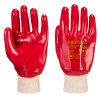 Grip PVC Knitwrist (Color Red, Size XL)