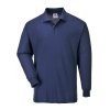 Genoa Polo Shirt L/S (Color Black, Size L)