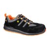 Composite Cow Suede Leather Trainer S1 ESD SR FO (Color Black/Grey, Size 36)
