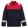 Bizflame Work Two Tone FR Jacket (Color Navy, Size L)