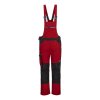WX3 Bib and Brace (Color Deep Red, Size L)