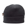 Insulated Fleece Beanie (Color Black)