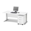 Flexus office set: table 1600x800 mm + office container, white