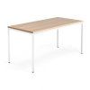 Kancelářský stůl QBUS, 1600x800 mm, dub/bílá